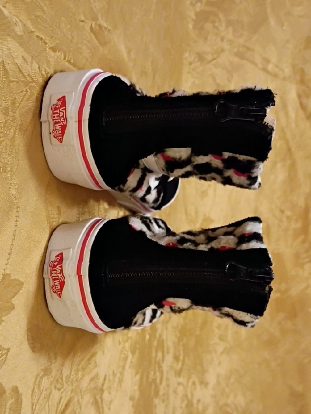 VANS Sk8-Hi Black/White & Pink Leopard High-Top Sneakers Women's 8.0 Men's 6.5 - Picture 8 of 12